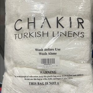 Chakir Turkish Linens White Towel